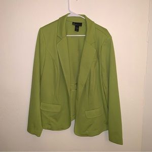 Lane Bryant green blazer